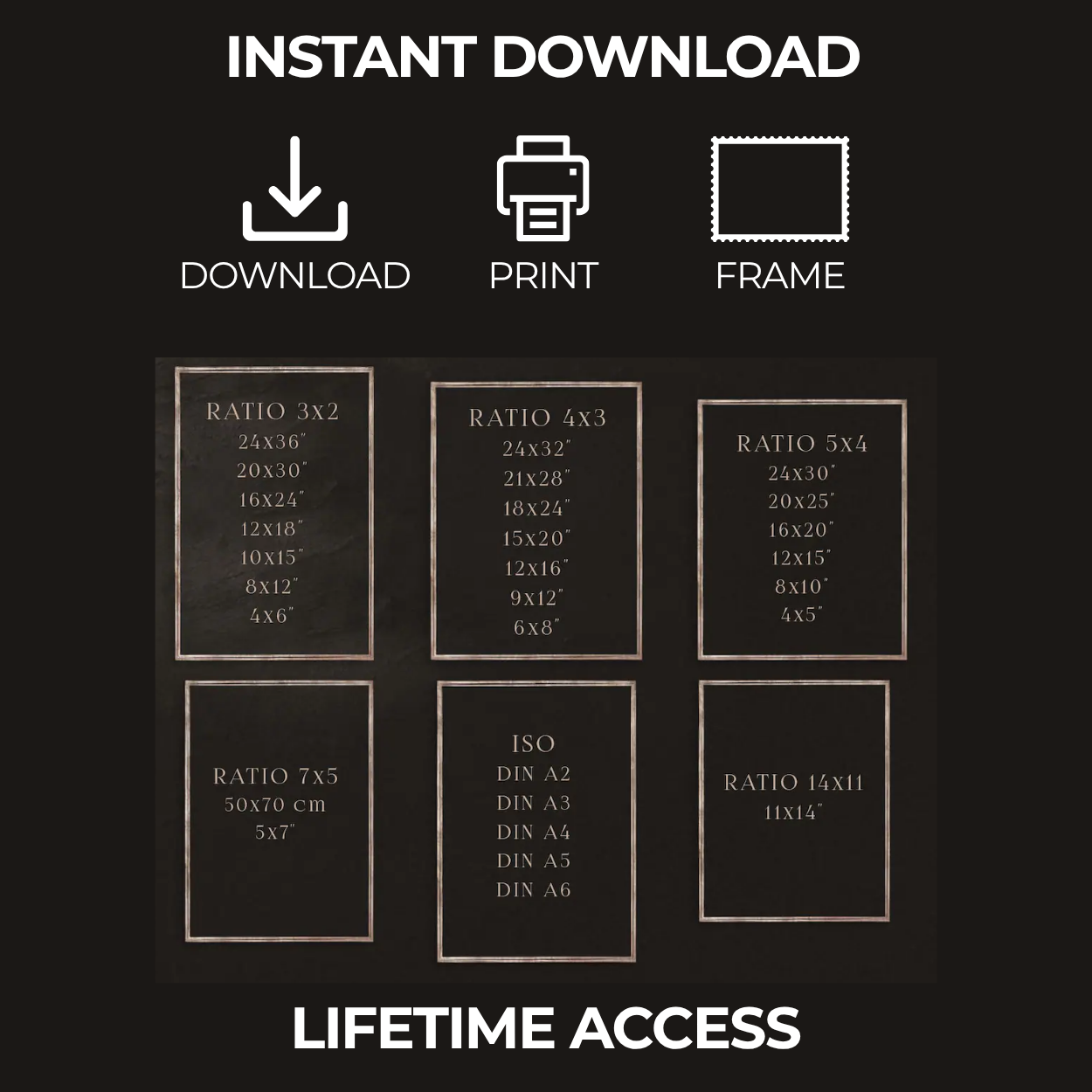 5,000 Halloween Wall Art Prints Bundle