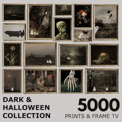 5,000 Halloween Wall Art Prints Bundle