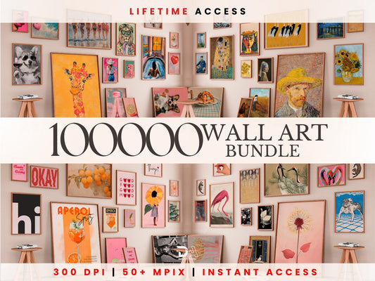 MEGA WALL ART PACK - Over 100,000 Exclusive Designs